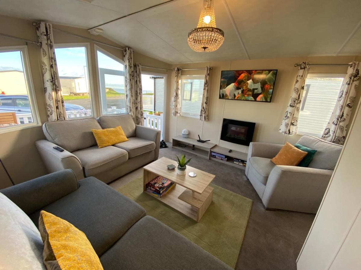 Cosy & Modern Private Seaview Caravan North Seaton Eksteriør bilde