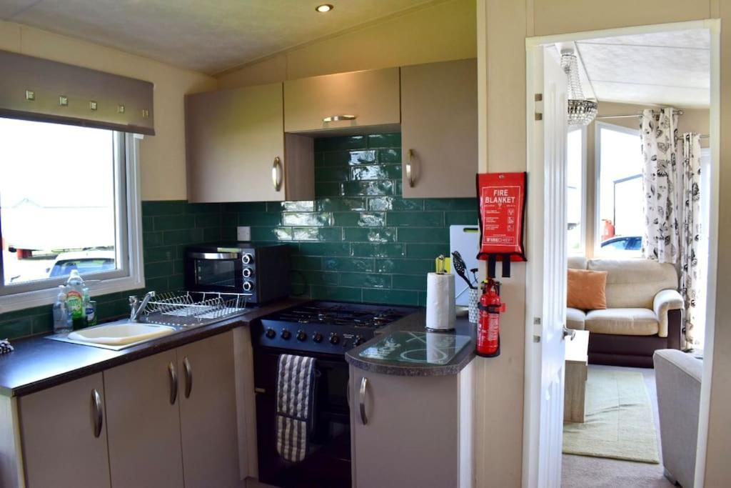 Cosy & Modern Private Seaview Caravan North Seaton Eksteriør bilde