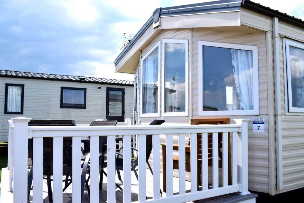 Cosy & Modern Private Seaview Caravan North Seaton Eksteriør bilde