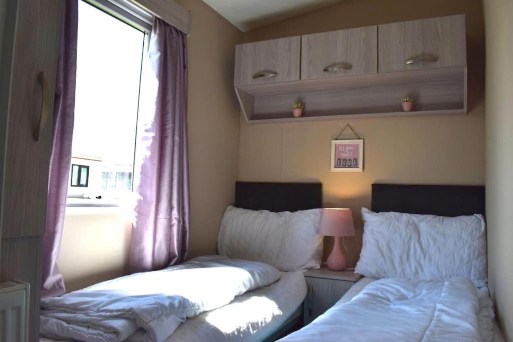 Cosy & Modern Private Seaview Caravan North Seaton Eksteriør bilde
