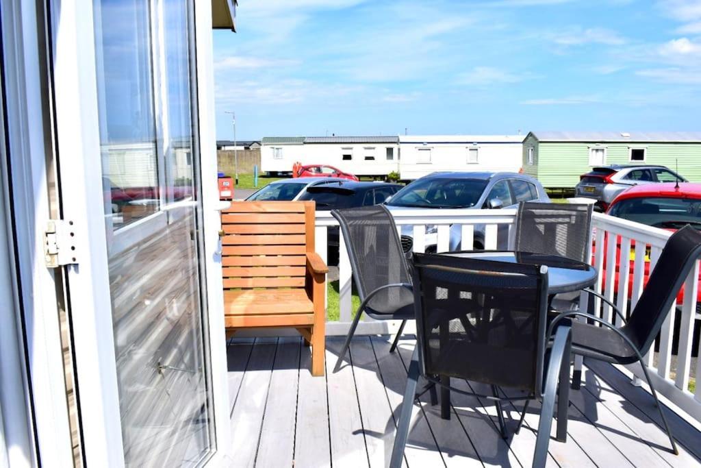 Cosy & Modern Private Seaview Caravan North Seaton Eksteriør bilde